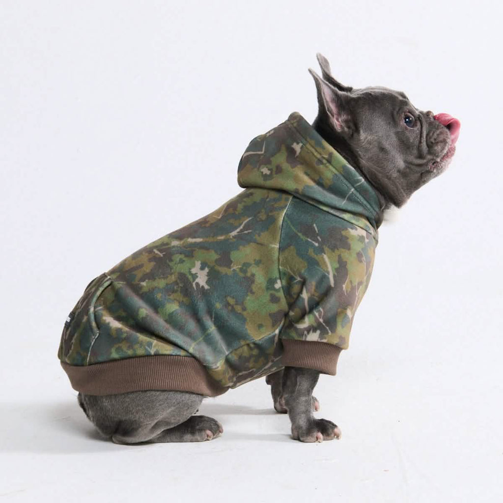 Stretch Fleece Camo Dog Hoodie product image 2