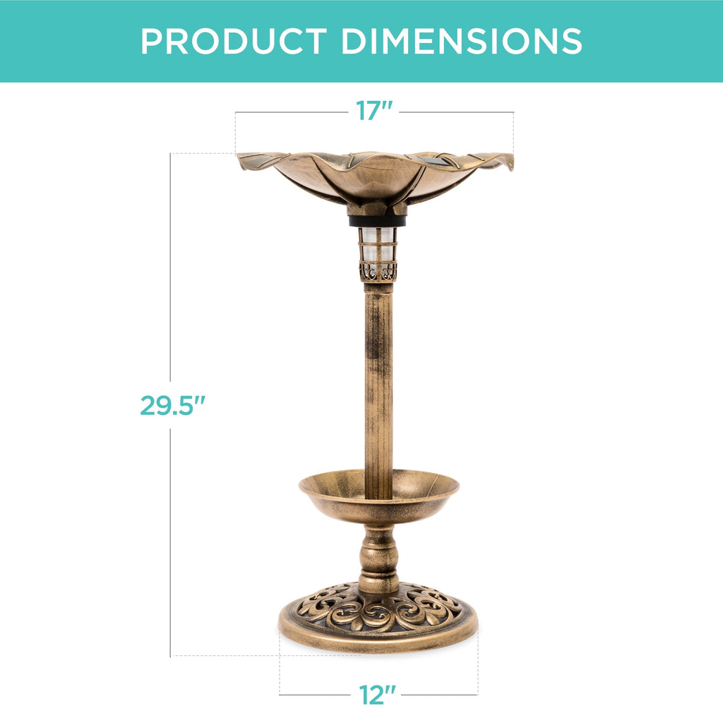 Solar Bird Bath with Planter product image 28