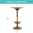 Solar Bird Bath with Planter product image 28