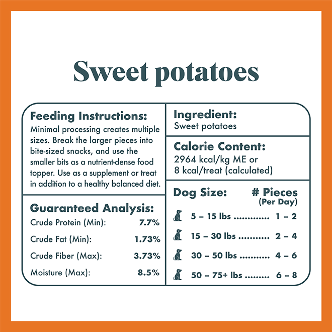 Dehydrated Sweet Potato Dog Treats product image 5