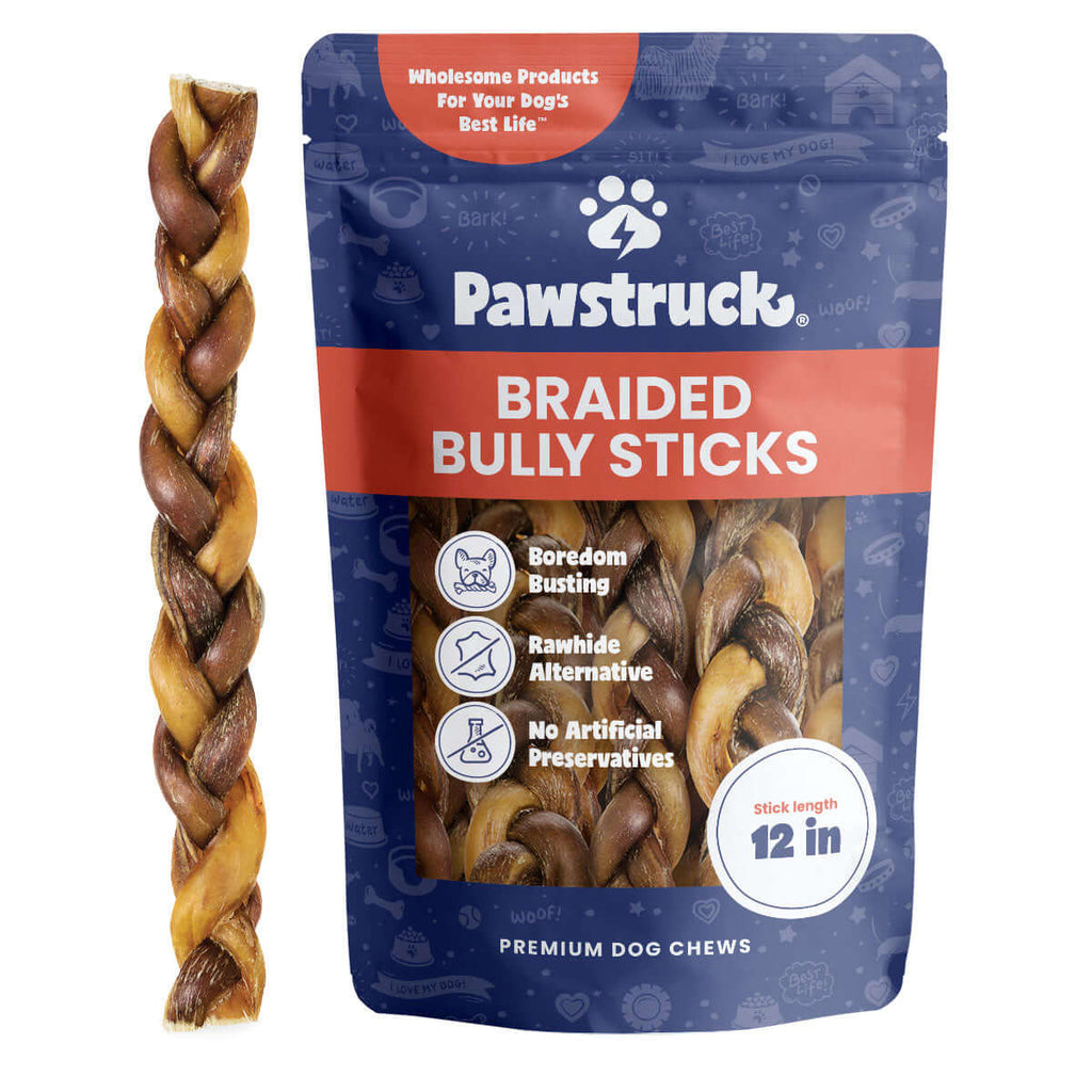 Braided Bully Stick Dog Chews product image 17