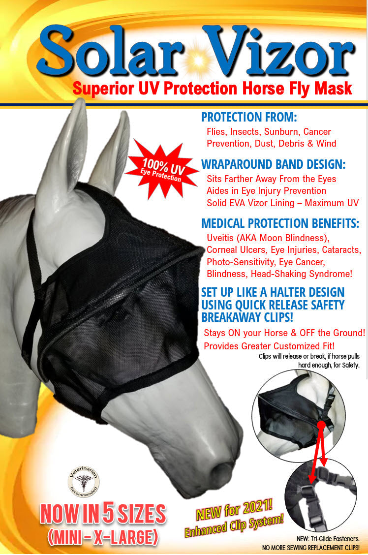 Wraparound Horse Fly Mask product image 3