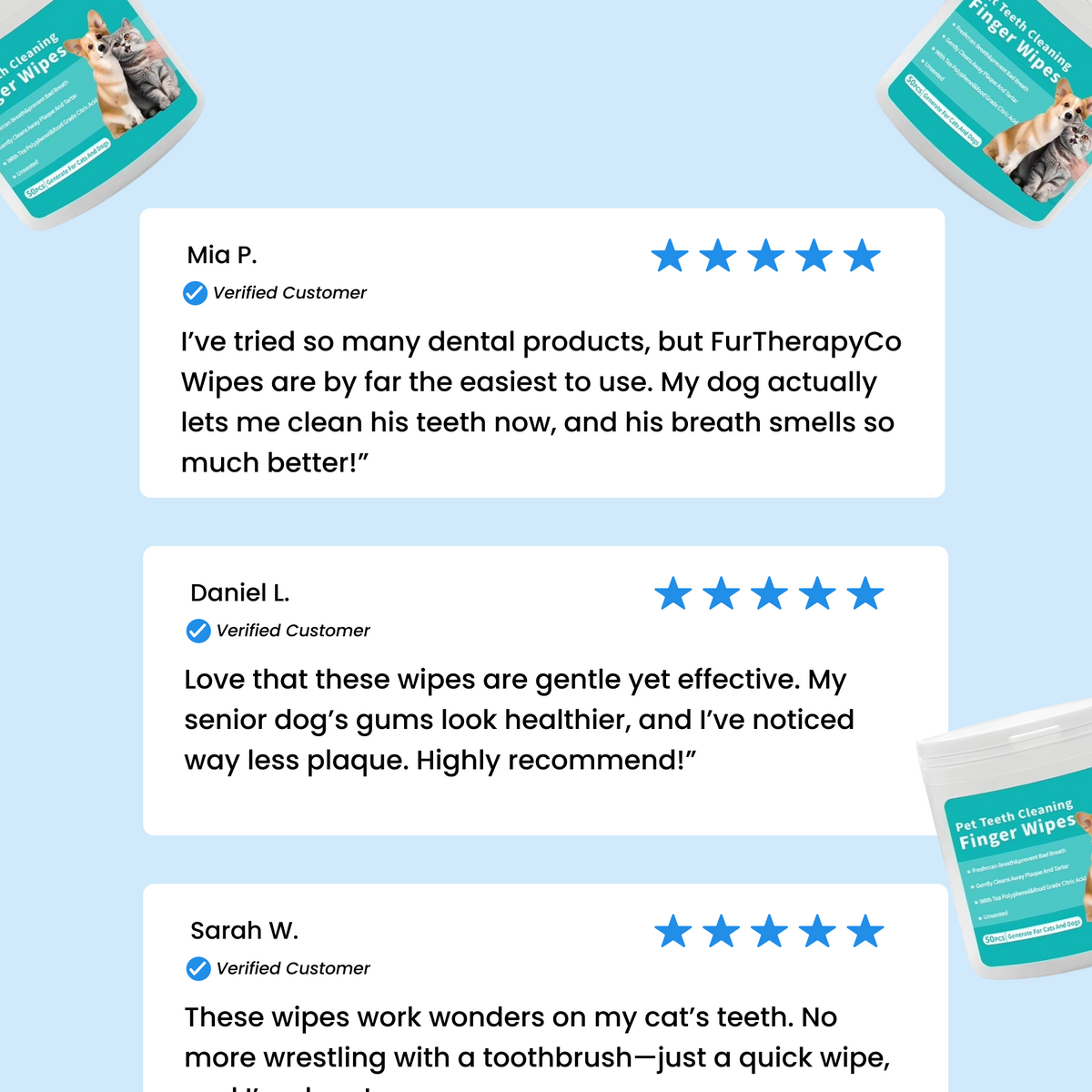 Pet Dental Finger Wipes product image 11