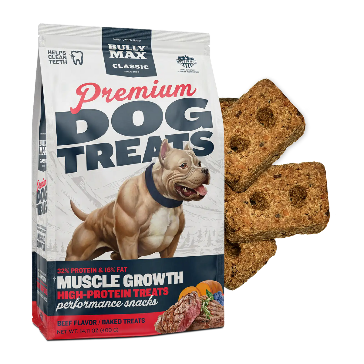 High protein beef dog treats with real beef liver, product image 1