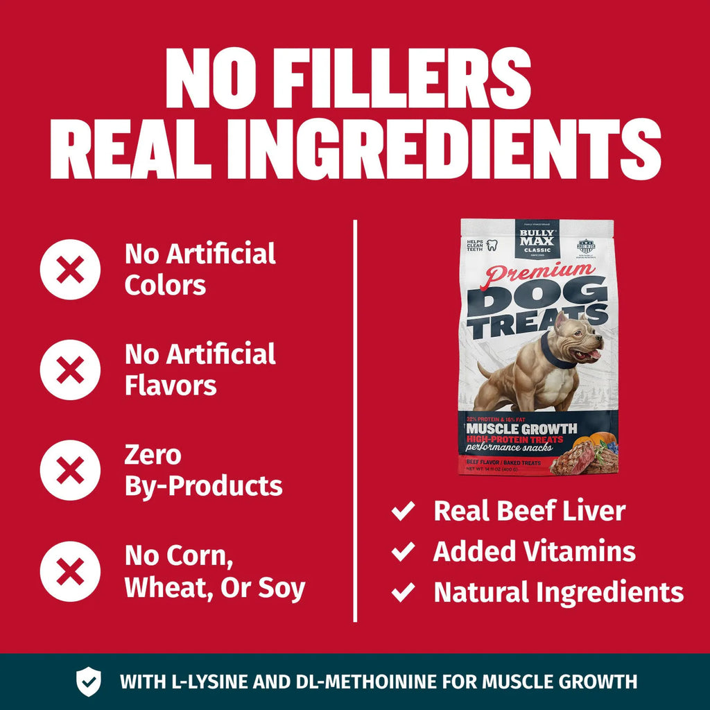 High protein beef dog treats with real beef liver, product image 9