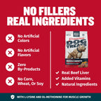 High protein beef dog treats with real beef liver, product image 9