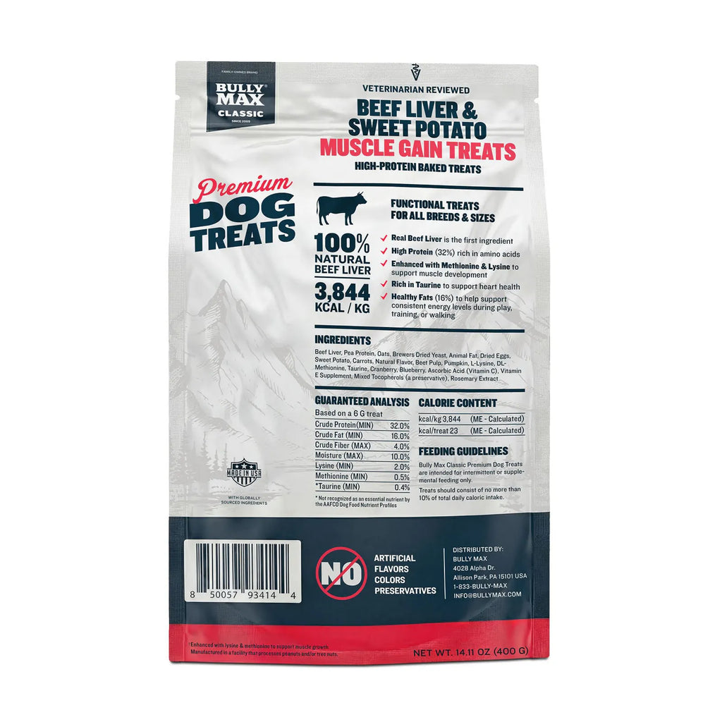High protein beef dog treats with real beef liver, product image 12