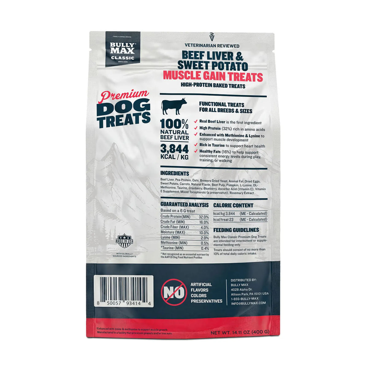 High protein beef dog treats with real beef liver, product image 12