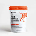 White and orange resealable pouch of little chonk health dept hip and joint 2.0 advanced support supplement