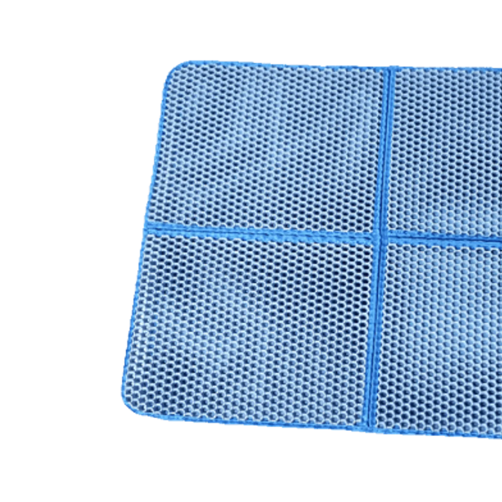 Honeycomb cat litter mat for trapping scattered litter, product image 1