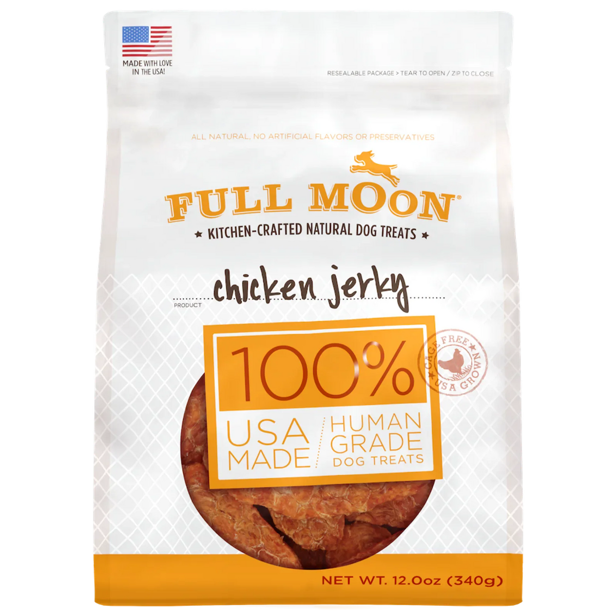 Chicken Jerky Dog Treats Made from Human-Grade Antibiotic-Free Meat for Wholesome Everyday Rewards main product image