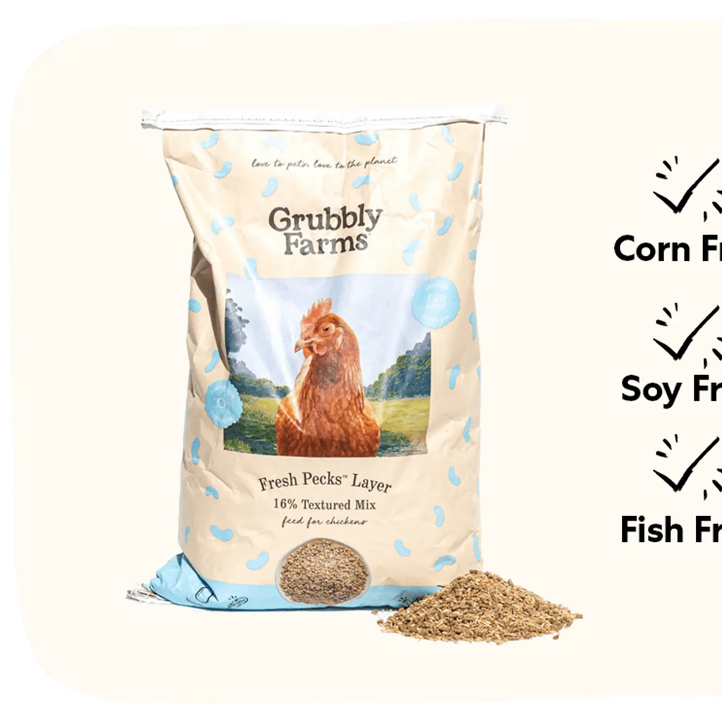 Layer chicken feed with grub protein and whole grains, product image 9