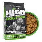 Low fat high protein dog food with lamb meal 25 11 formula, product image 1