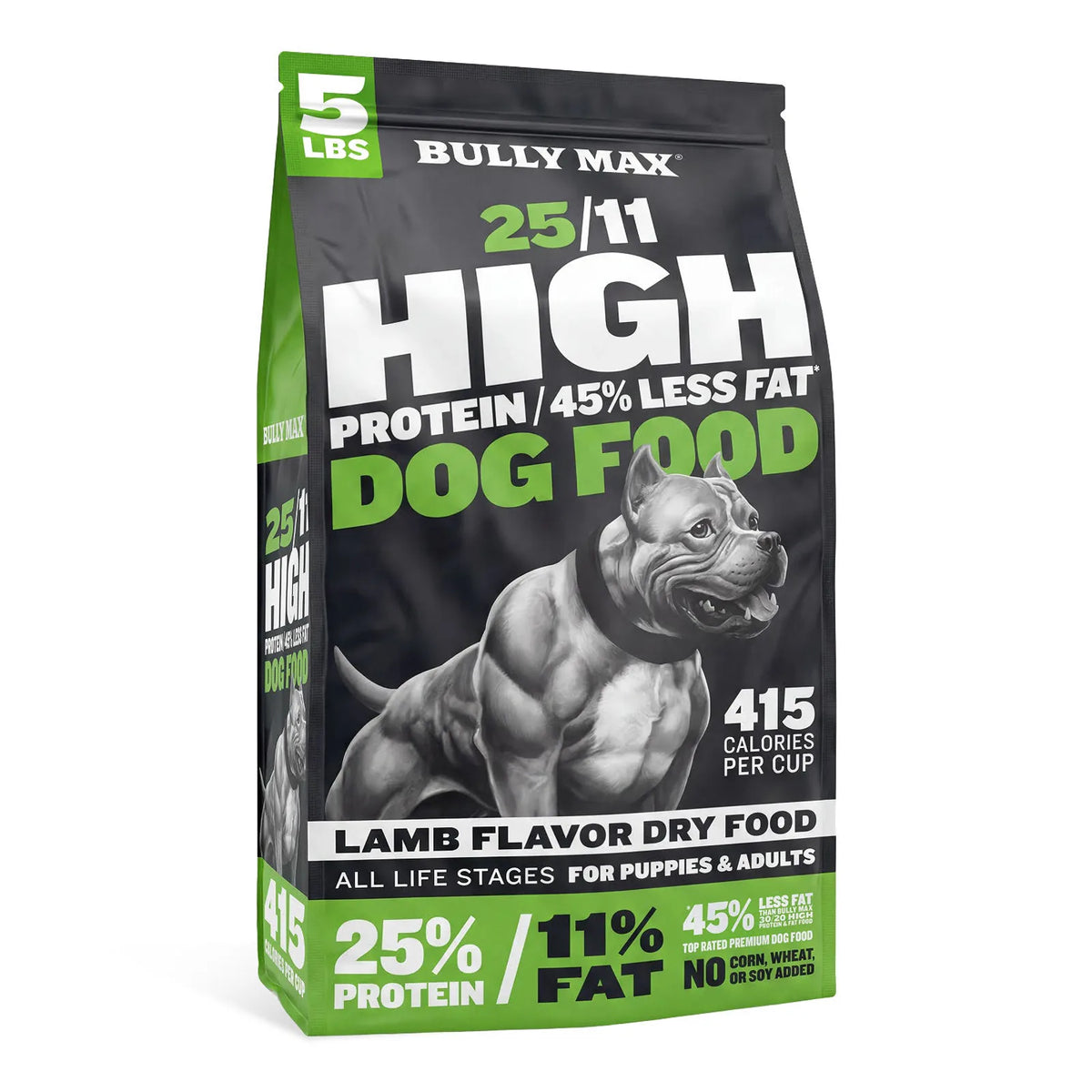 Low fat high protein dog food with lamb meal 25 11 formula, product image 11