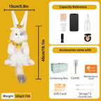 Cat Backpack Mini Calico Plush Kitty Bag for Teens, a Comforting Companion for Calm Moments Wherever You Go