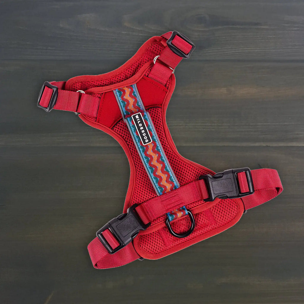 Adjustable reflective dog harness with breathable mesh - S84-DOG-P02-V001