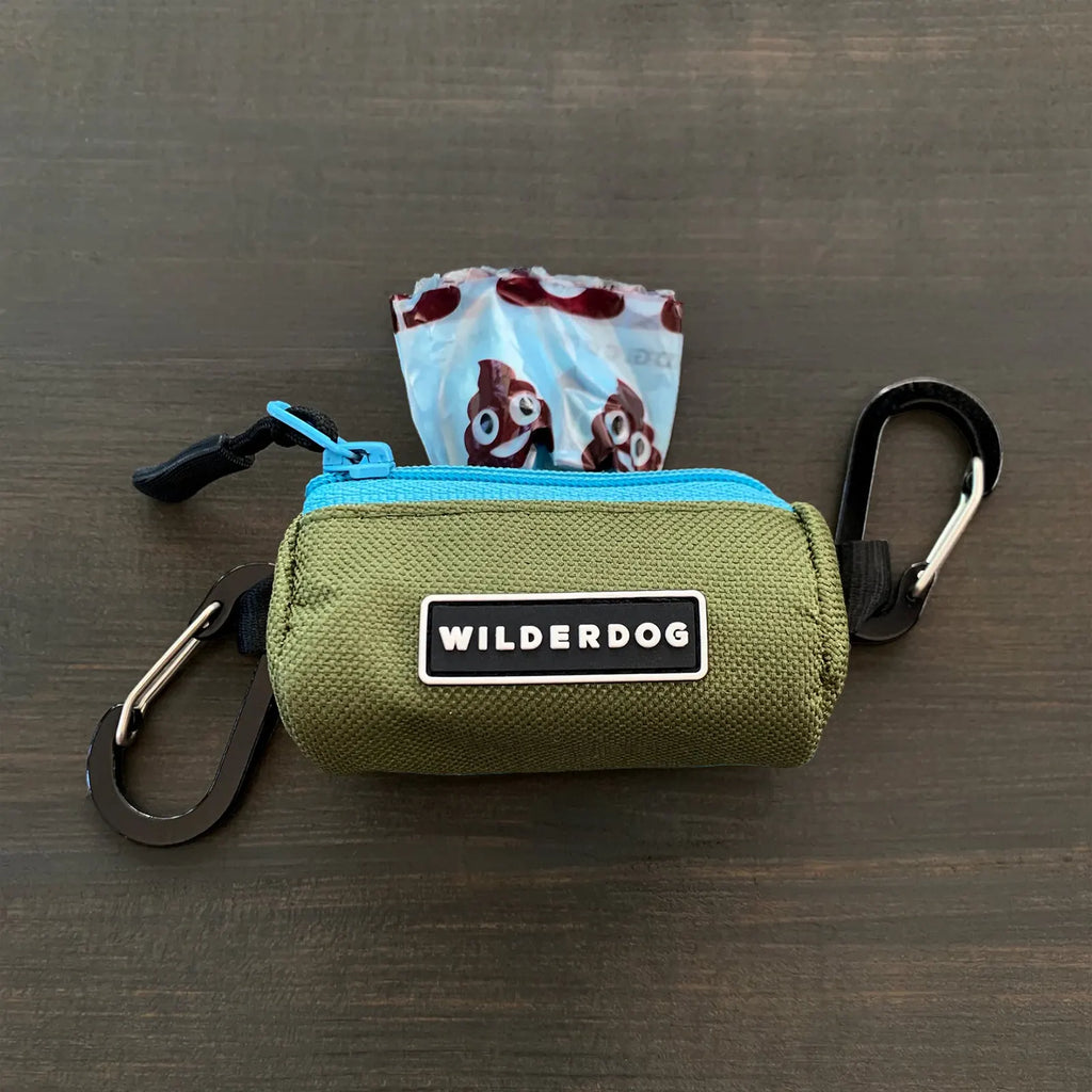 Dog waste bag holder with two mini carabiners - S84-DOG-P03-V001