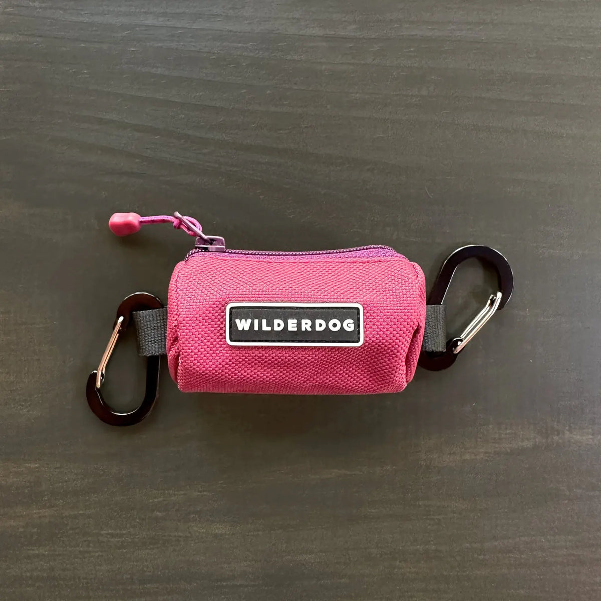 Dog waste bag holder with two mini carabiners - S84-DOG-P03-V003