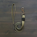 Olive waterproof six foot dog leash for wet walks