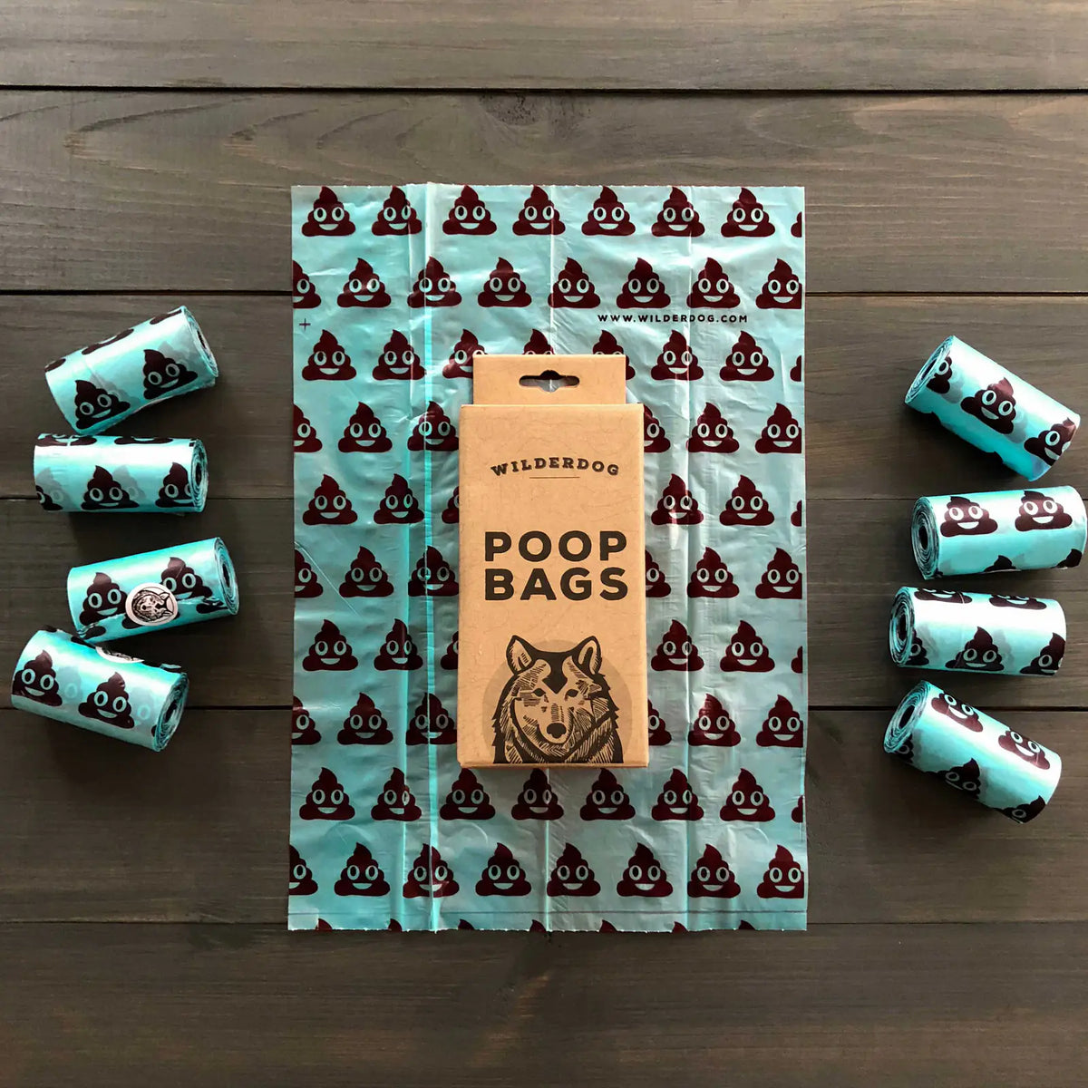Extra thick dog waste bags in a 120 count pack