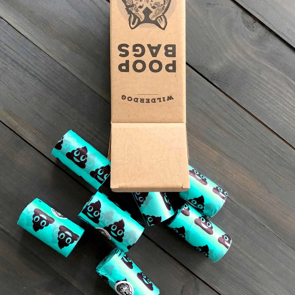 Extra thick dog waste bags in a 120 count pack