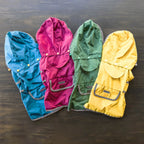 Waterproof reflective dog raincoat with removable hood
