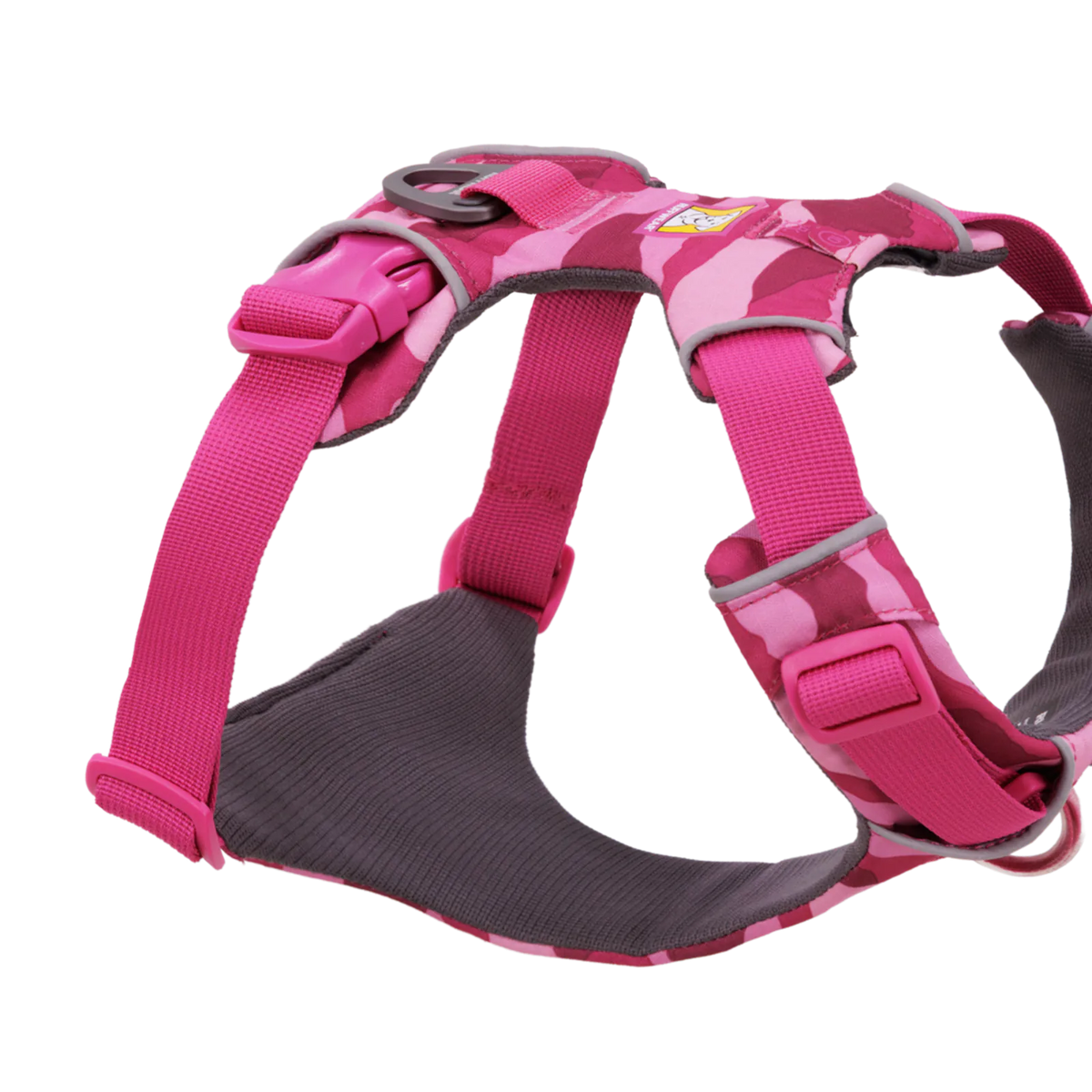 Padded Dog Harness for Daily Walks with Front and Back Leash Attachment Points and Reflective Trim main product image