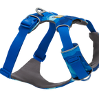 Padded Dog Harness for Daily Walks with Front and Back Leash Attachment Points and Reflective Trim, XXSmall / Coastal Mountains (973) / New