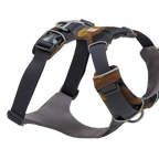 Padded Dog Harness for Daily Walks with Front and Back Leash Attachment Points and Reflective Trim, XXSmall / Moonlight Mountains (964) / New