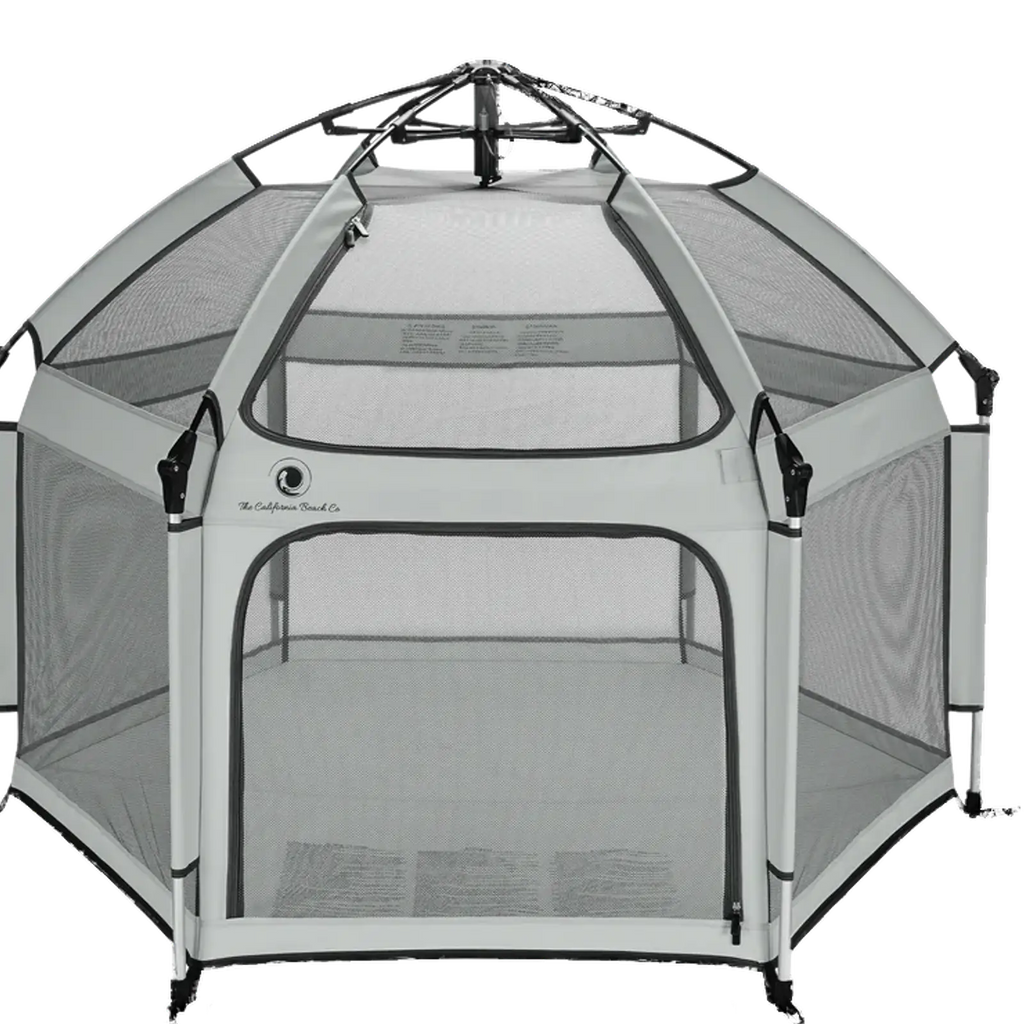 Portable pop up playpen with UPF shade and mesh walls, product image 1