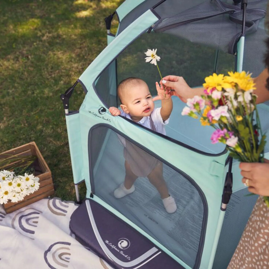 Portable pop up playpen with UPF shade and mesh walls, product image 5