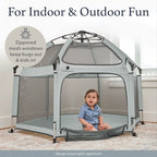Portable pop up playpen with UPF shade and mesh walls, product image 15