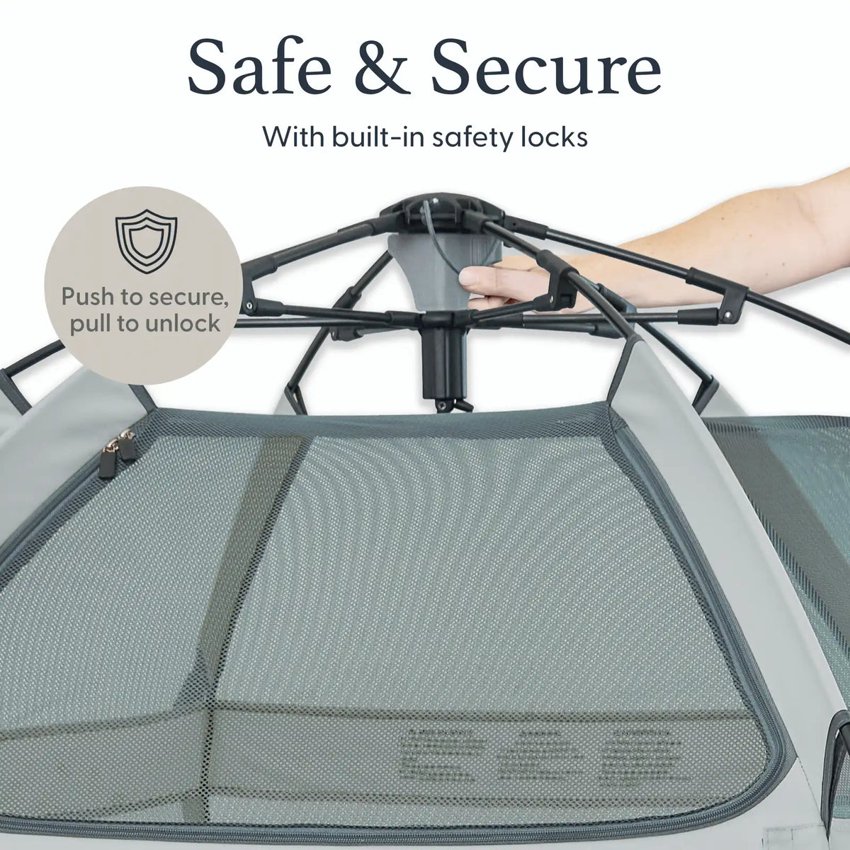 Portable pop up playpen with UPF shade and mesh walls, product image 16