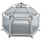 Portable pop up playpen with UPF shade and mesh walls, product image 38