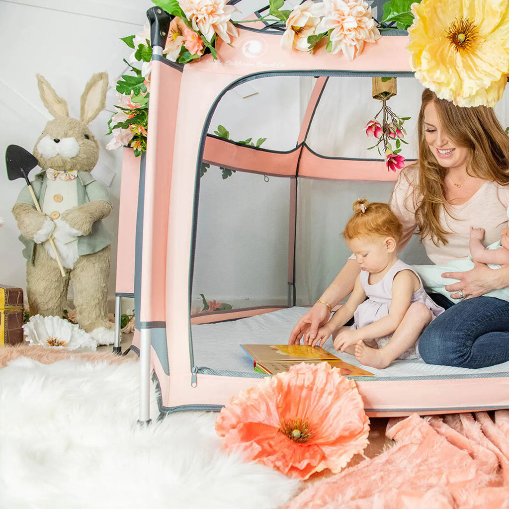 Portable pop up playpen with UPF shade and mesh walls, product image 39