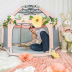 Portable pop up playpen with UPF shade and mesh walls, product image 40