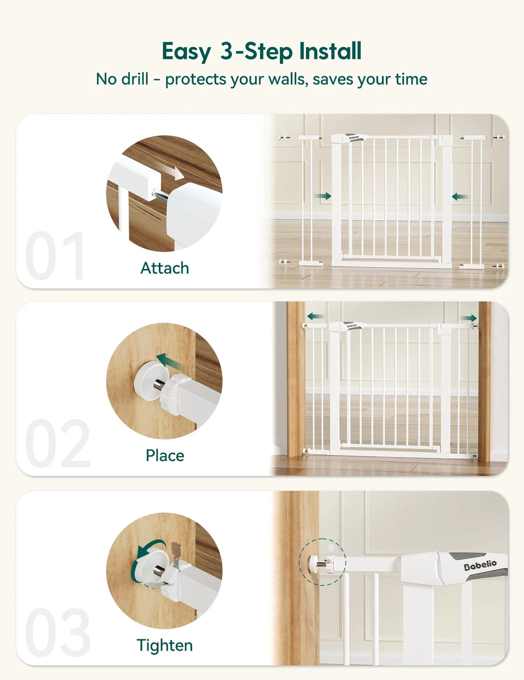 Pressure-Mounted Pet Gate product image 5