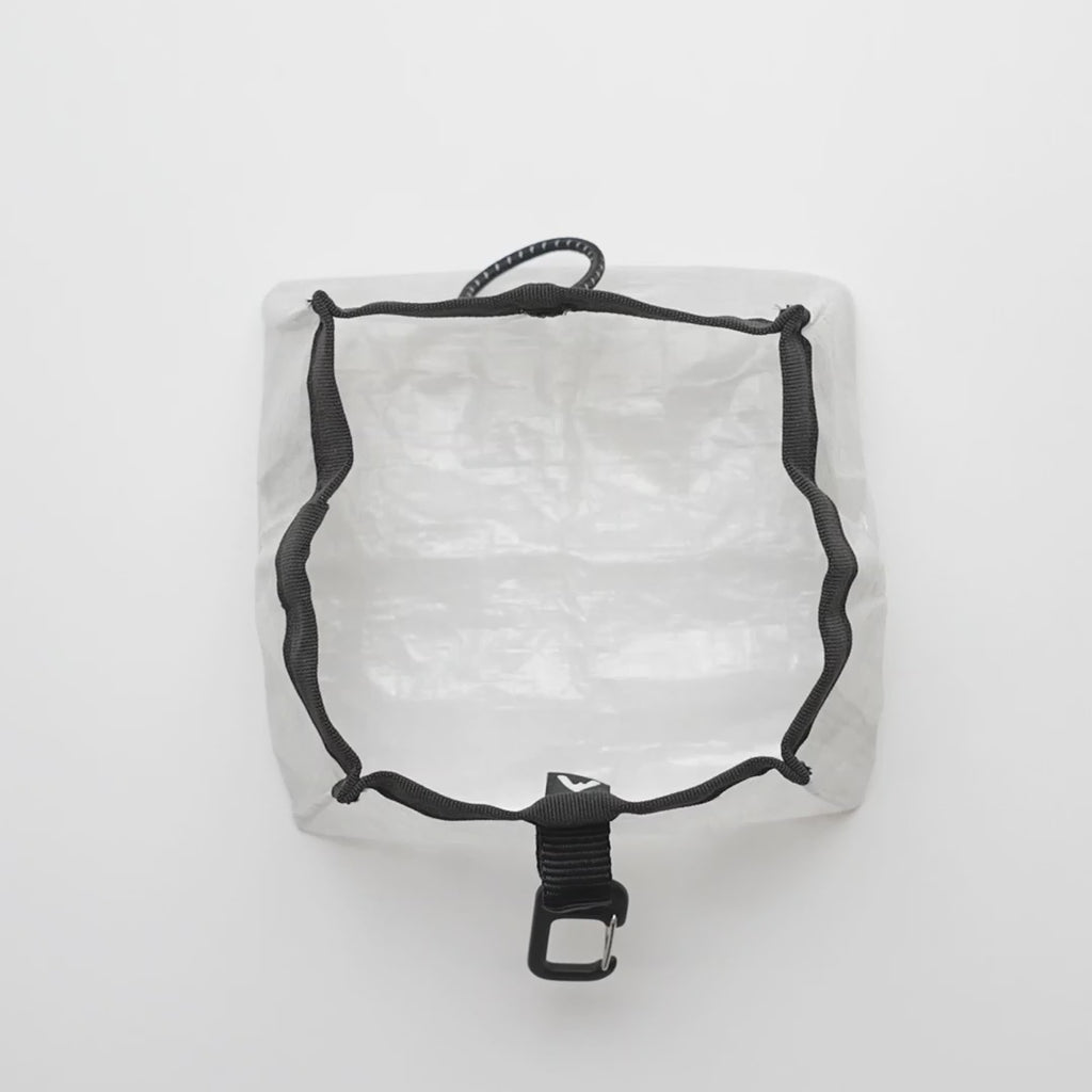 Ultralight Collapsible Dog Travel Bowl Made from Seamless Dyneema for Hiking and Everyday Outings source demonstration video