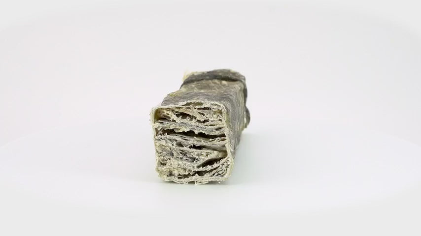 Air-Dried Cod Skin Dog Chew Sticks product video