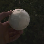 Glow-in-the-Dark EVA Foam Dog Training Ball with Grip or Classic Strap for Low-Light Fetch Sessions product demonstration video