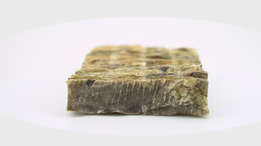 Air-Dried Cod Fish Skin Dog Chew Bars in 250 g or 1 kg Packs, Single-Ingredient Long-Lasting Treats product demonstration video