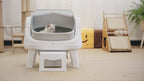 Automatic Litter Box Liner Pads, Waterproof AutoScooper 12 Two-Pack with Optional Matching Mat product demonstration video