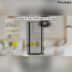 Extra Tall Walk-Through Pet Gate, 57-Inch Pressure-Mounted Steel Barrier in Six Width Ranges source demonstration video