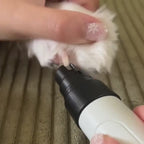 Electric Pet Nail Grinder, USB-C Rechargeable Two-Speed Tool with Three Guards and Diamond Grinding Head source demonstration video