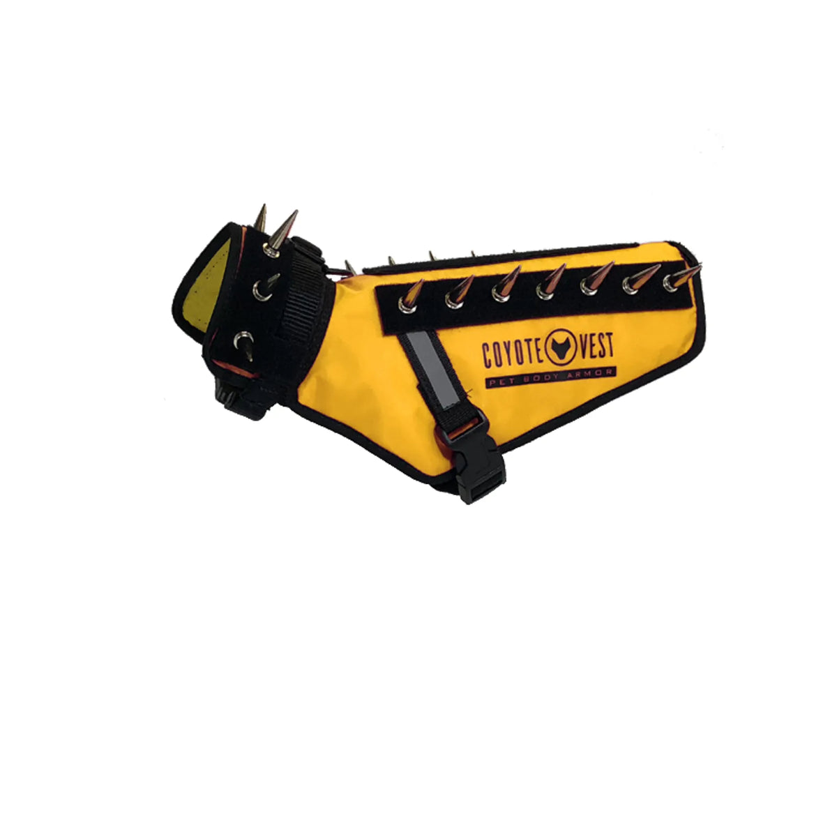 Protective Dog Vest Made in the USA for Everyday Predator Defense and Weather-Resistant Walks, Mini / Yellow