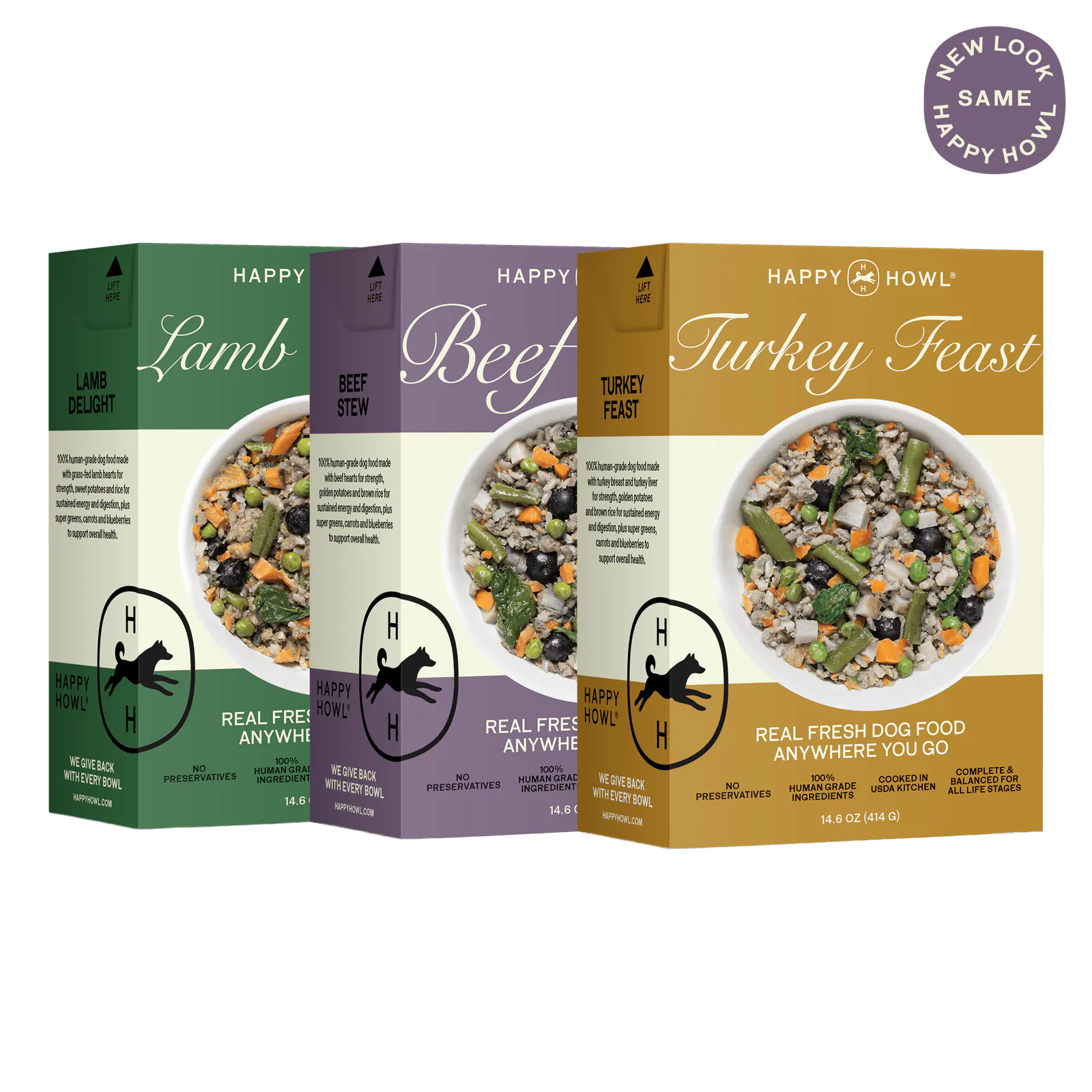 Shelf stable human grade dog food in multiple recipes, product image 1