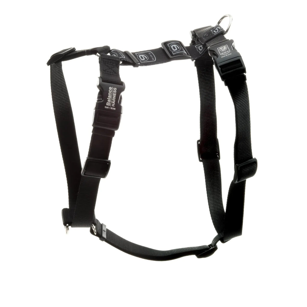 Six-Point Adjustable No-Pull Dog Harness, Extra Small / Black