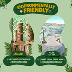 Soft wood fiber cat litter for odor control and low dust, product image 3