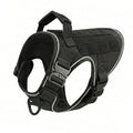 Tactical No-Pull Dog Harness with Four Quick-Release Metal Buckles for Secure Walks and Training - K9 Black / Extra-Small (15-25 LB) / Harness