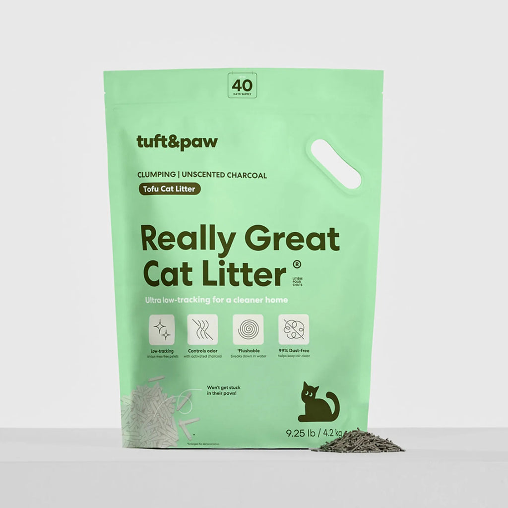 [Size:1-Pack][Formula:Unscented] Really Great Cat Litter - Tuft and Paw